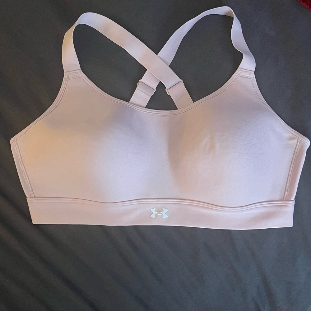 Under Armour Blush Pink Sports Bra